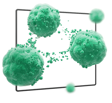 natural killer cells under microscope